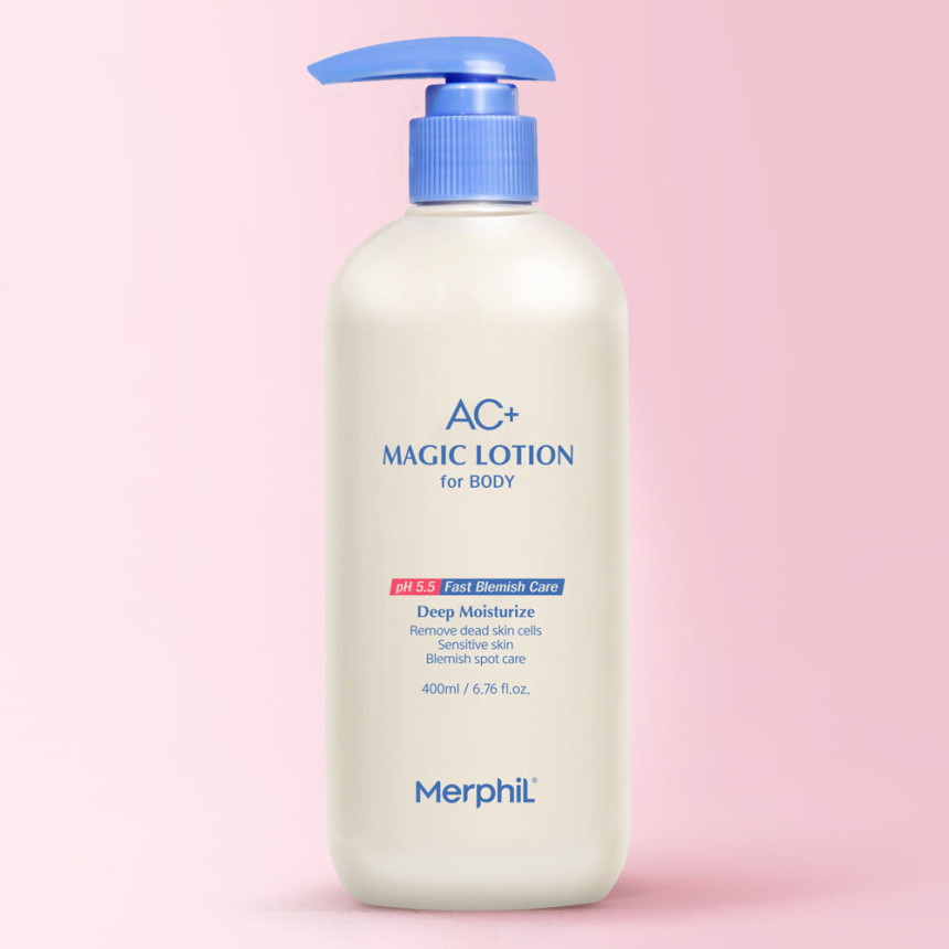 메르필 트러블 바디로션 등드름 가드름 닭살피부 끈적거리지않는 베이비코튼향, 400ml, 1개
