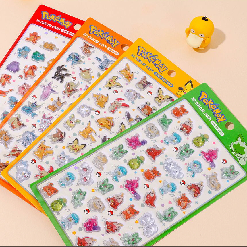 ディストン・ユニバース] 3D クリスタルステッカー (ポケモンシリーズ