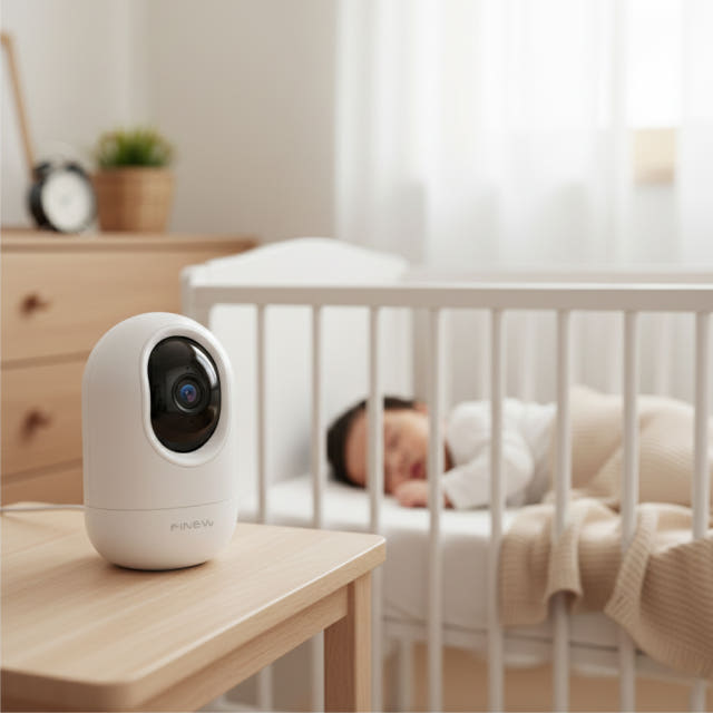 파인뷰 K11 베이비캠 홈캠 800만 화소 4K UHD 홈CCTV
