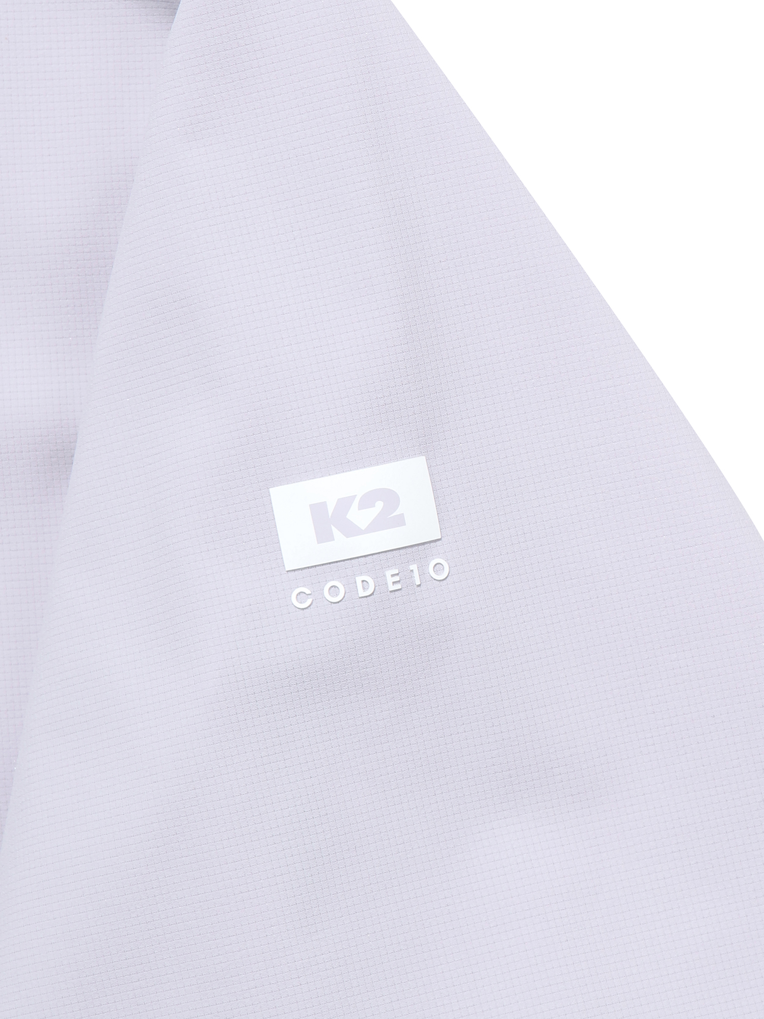 [본사직영] K2 여성 코드텐(CODE10) ICE 우븐 긴팔 라운드 W Pastel Violet KWM25250V3 - 상세 이미지 4