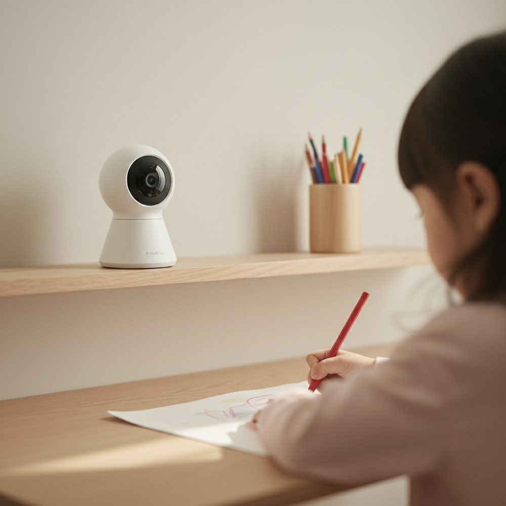 파인뷰 K90 베이비캠 홈캠 홈CCTV 500만 화소 QHD 극초고화질 제품 이미지