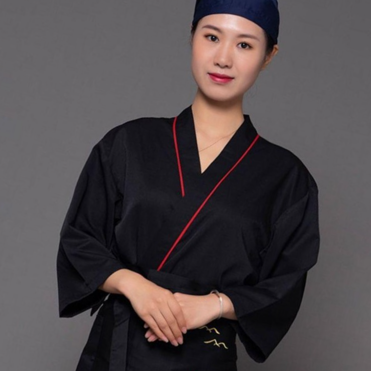 일식 조리복 가운 쉐프복 주방 유니폼 요리복 주방옷 - 상품 이미지