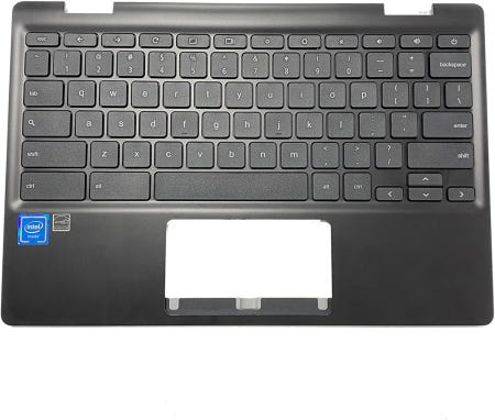 [해외]키보드가 있는 D-KXCPELE 교체 노트북 팜레스트(ASUS 크롬북 11 C204EE C204MA) 상부 케이스 13N1-86A0201 블랙