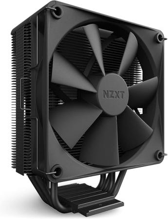 [해외]NZXT T120 프로세서용 쿨러 120mm 검은색 RC-TN120-B1 Non RGB black /