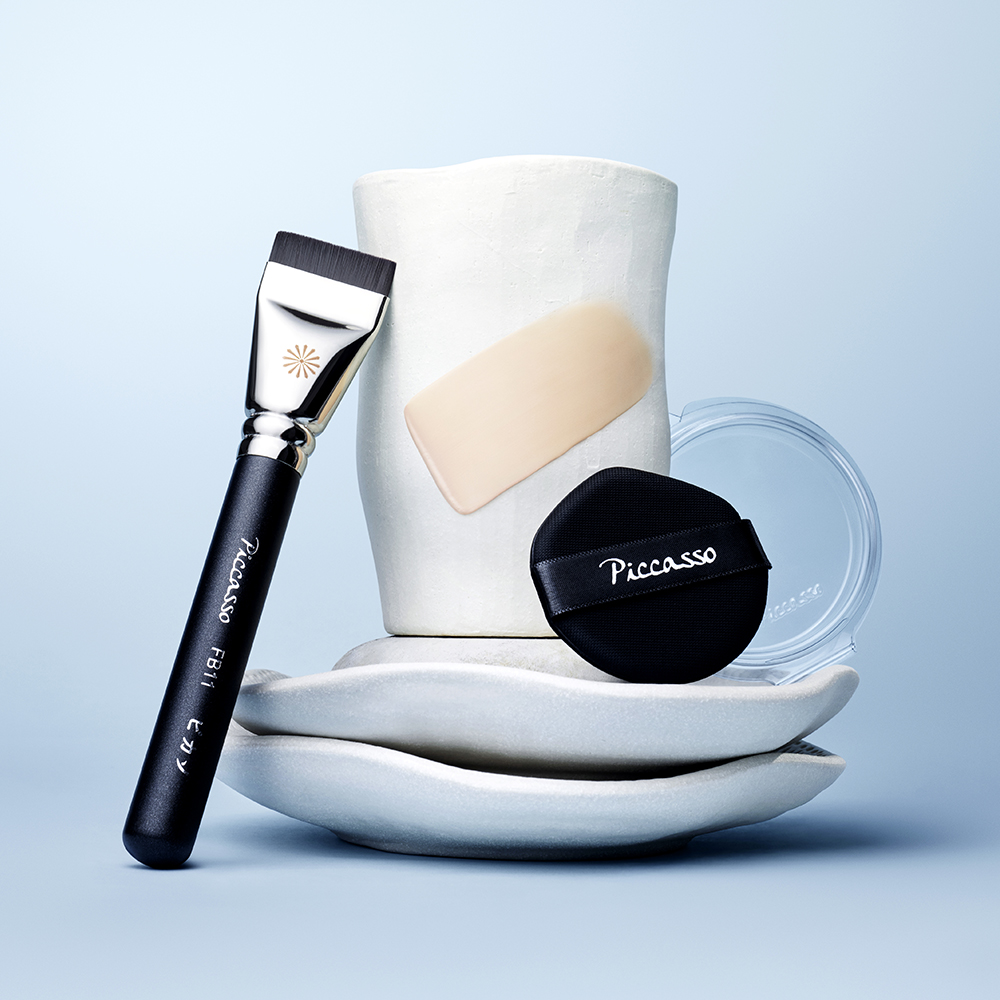 [피카소] FB11 촉촉 베이스 2종 기획세트(스파츌라 브러쉬+프레스핏 글로우 퍼프) 제품 이미지