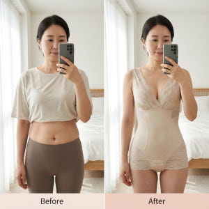 MERRIGE메리지3096 바디쉐이퍼 뱃살커버 여름보정속옷 올인원속옷 착용 후기 | 사이즈/핏 총정리 - 상품 이미지 4