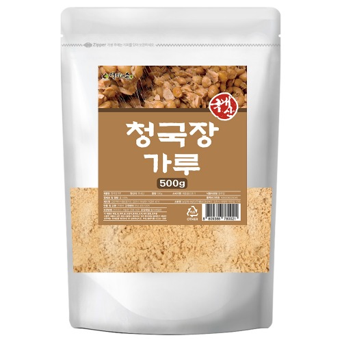 엄마애손 국산 100% 청국장 가루 국산대두 발효 청국장 500g, 1개 - 상품 이미지