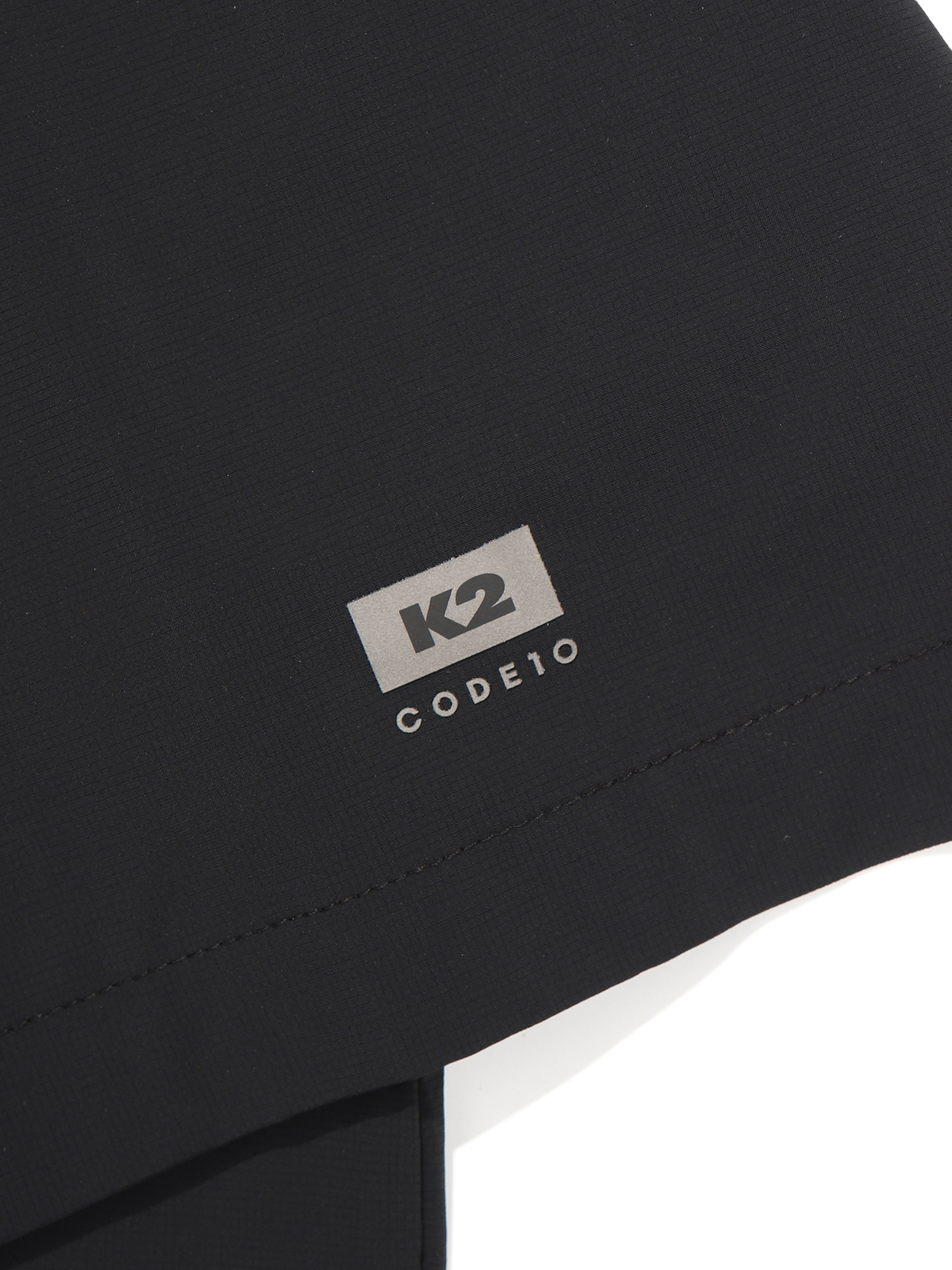 [본사직영] K2 남성 코드텐(CODE10) ICE 우븐 반팔 라운드 Black KMM25245Z1 - 상세 이미지 4