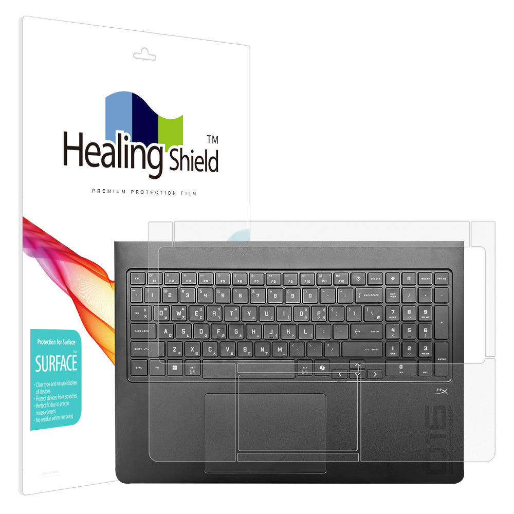 HP 오멘 16 팜레스트 필름 부착 이미지