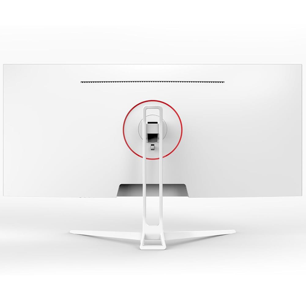 34인치 화이트 게이밍 모니터, 165HZ/144HZ, DP 120 sRGB, 내장 및 포함, 스피커 지원, 1.4, 스크린 울트라와이드 컴퓨터 IPS FreeSync 2.0 HD - 상세 이미지 2