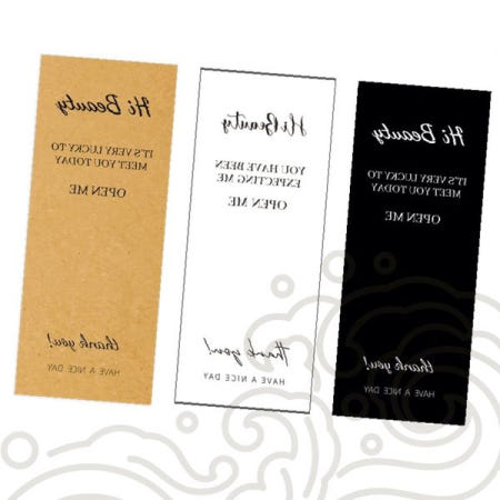 감사 인사 문구 세로 디자인 포장 마감 접착 라벨 스티커 온라인 쇼핑몰 택배