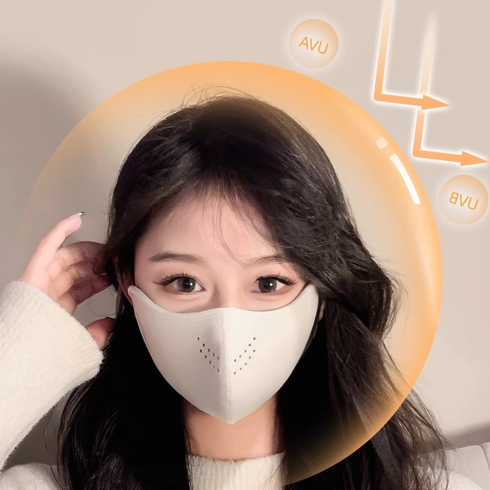귀 편한 안아픈 새부리형 빨아쓰는 면 마스크 - 상세 이미지 5