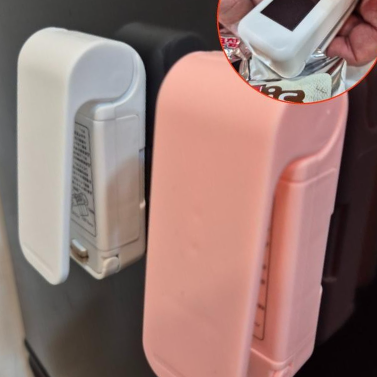 자석 부착 미니 실링기 간편 밀봉 주방 음식물 보존 보관 간식