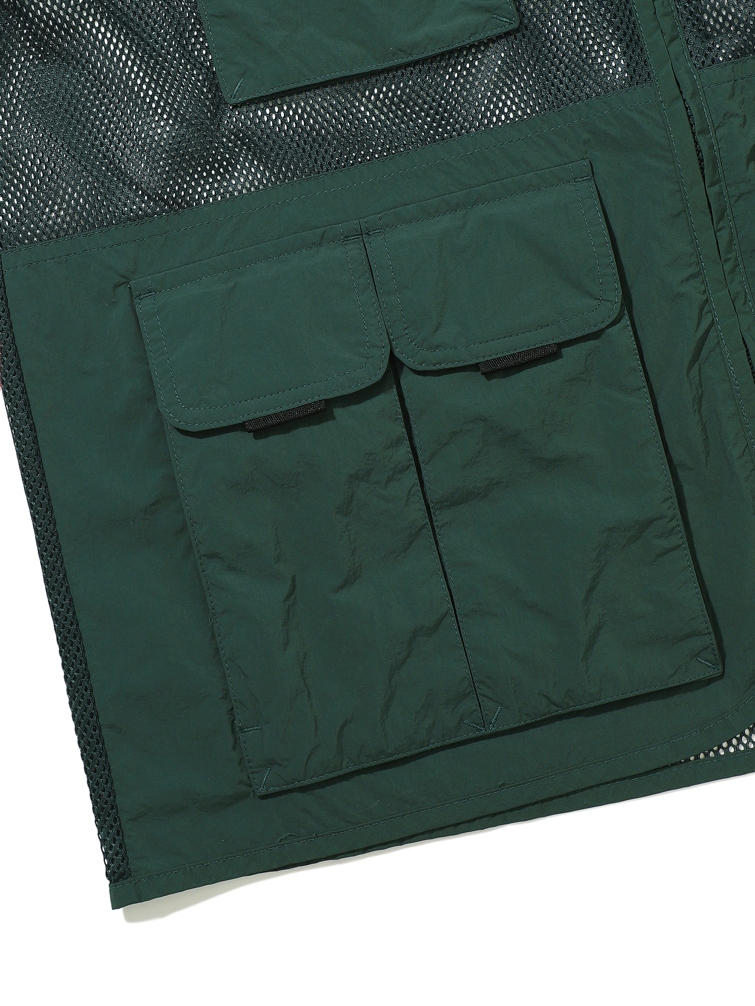 [본사직영] K2 남성 FLYHIKE 유틸리티 V넥 메쉬 베스트 Dark Green KMM25627G9 이미지 7