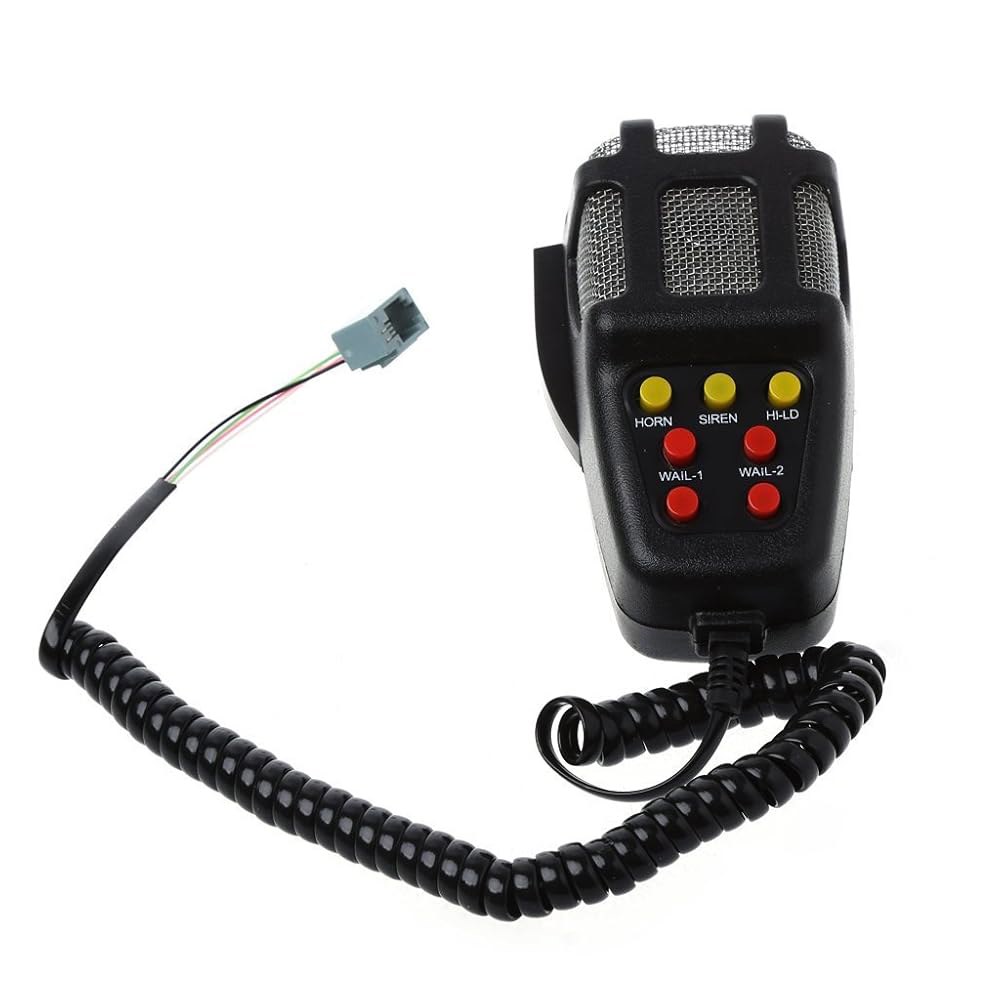 GTP 100W 7톤 Partol 자동차 비상 사운드 혼 앰프 후터 구급차 교통 PA 메가폰 트럭 시스템 스피커 화재 사이렌 일렉트릭 마이크 - 상세 이미지 3
