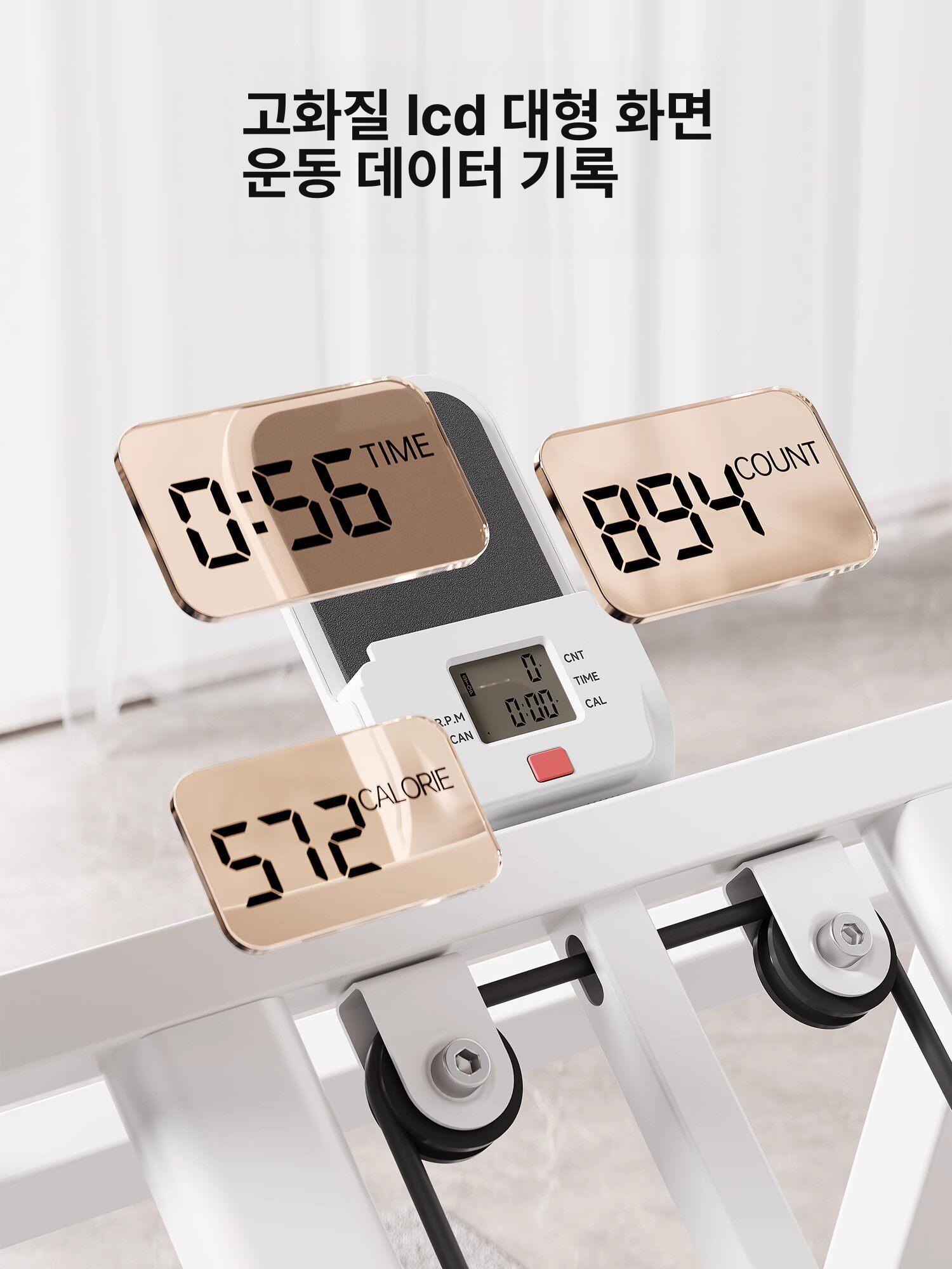 실내 계단운동기 곡선형 다기능 가정용 걷기운동기 스텝밀 1단계 무소음 트랙 이미지 6