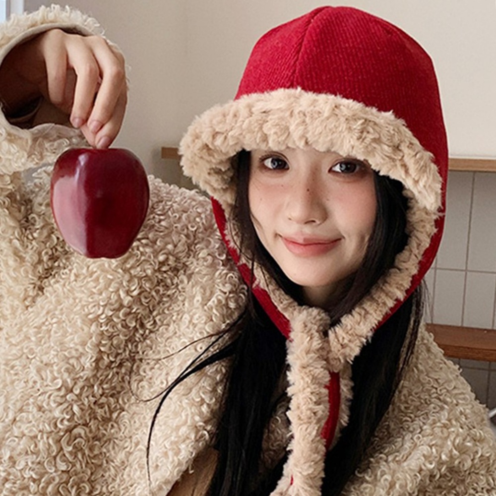 여성 겨울 귀달이 털모자 숏챙 귀덮개 방한 뽀글이 안감 박대표마켓 - 상세 이미지 2