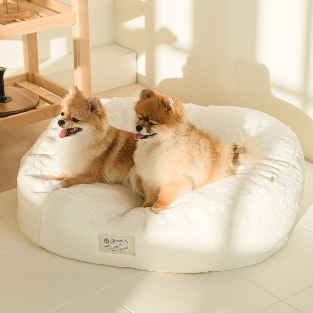 구루구루 구루베드 벤티 강아지 고양이 애견 펫 캣 대형견 다묘 대형 빈백 침대 방석 쿠션 이미지 6