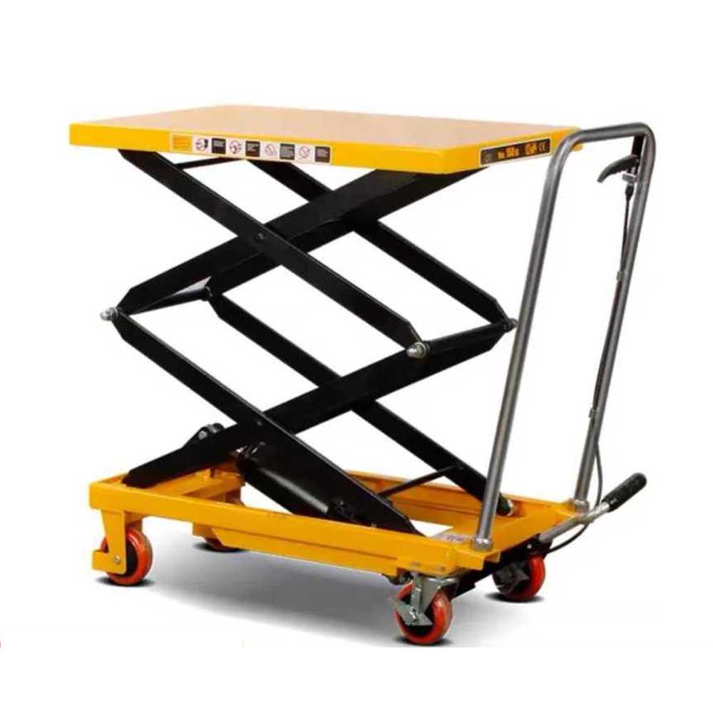유압 테이블 리프트 작업장 트럭 자키 운반기 수레 150kg 720mm - 상품 이미지