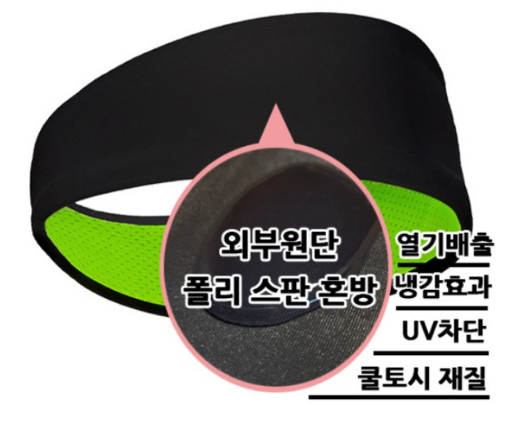 1+1 Woo2 헤어밴드, 쿨 와이드 스포츠 러닝 이마 땀 흡수 머리띠 운동 헤드밴드 반다나 터번 상품 이미지