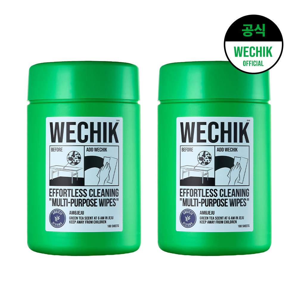 위칙 멀티 세정티슈 180매 2개