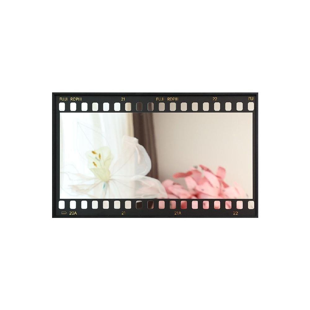 필름 거울 빈티지 액자 미러 장식 인티레어 아트 프레임 직사각형 기본형 60x45cm(수평) 블랙 알루미늄 프레임 - 상품 이미지
