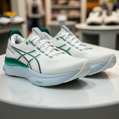 아식스 젤카야노32 남성 러닝화 스니커즈 스탠다드 화이트그린 1011C052