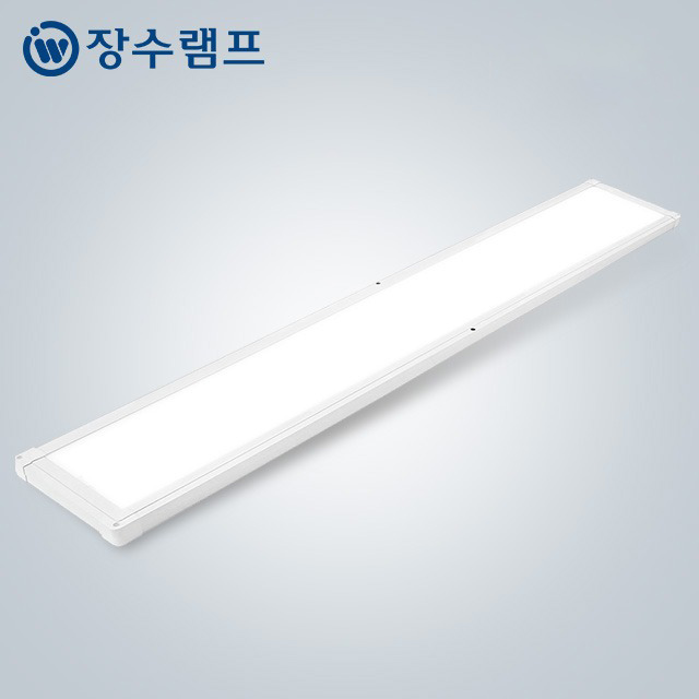 장수램프 LED 직하 엣지등 평판조명 샤인 1285X320 50W 방 거실 전등 사무실 - 상품 이미지