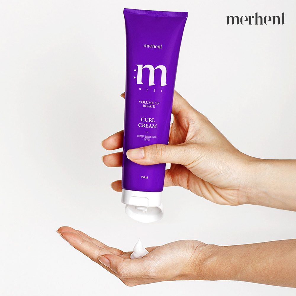 1+1 메르헨트 헤어 에센스 컬크림 150ml 아르간 오일 컬링 볼륨 남자 여자 - 상세 이미지 5