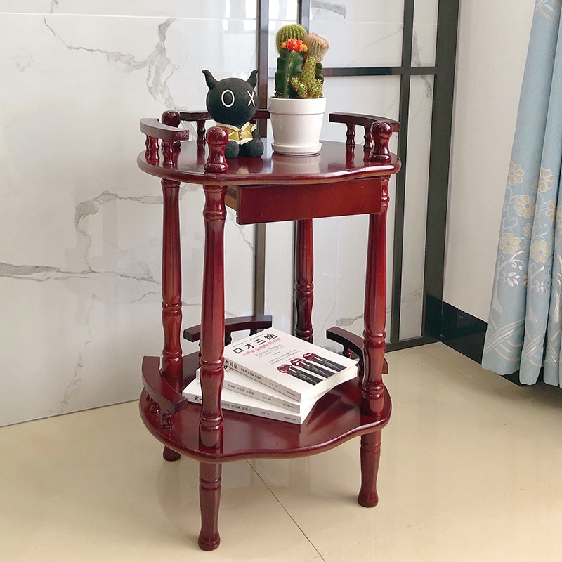 매거진 테이블 쇼파 커피 협탁 심플 매거진랙 원목 보조 침실 수납 822번 선반 40x40x64 - 상품 이미지