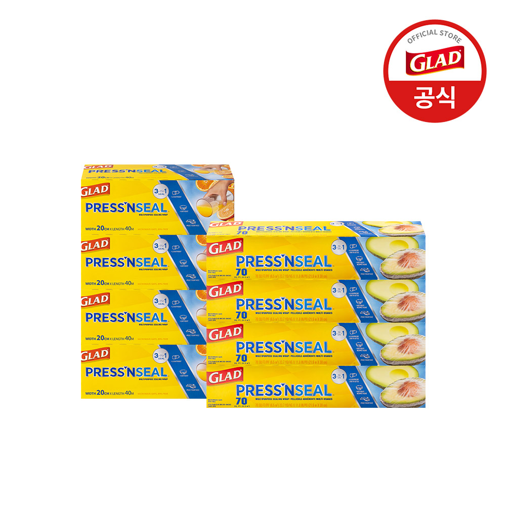 글래드 이정현 매직랩 일반(30cmx21.6m) 2개+미니(20cmx40m) 2개 세트 주방랩 샌드위치랩 이미지 2