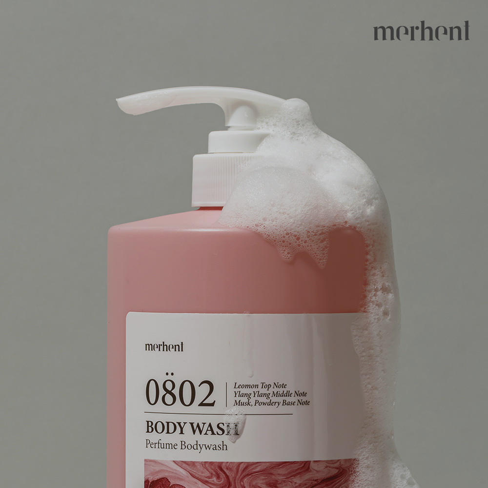 2+1 메르헨트 퍼퓸 대용량 바디워시 1000ml 화이트머스크향 약산성 향좋은 바디클렌저 이미지 3