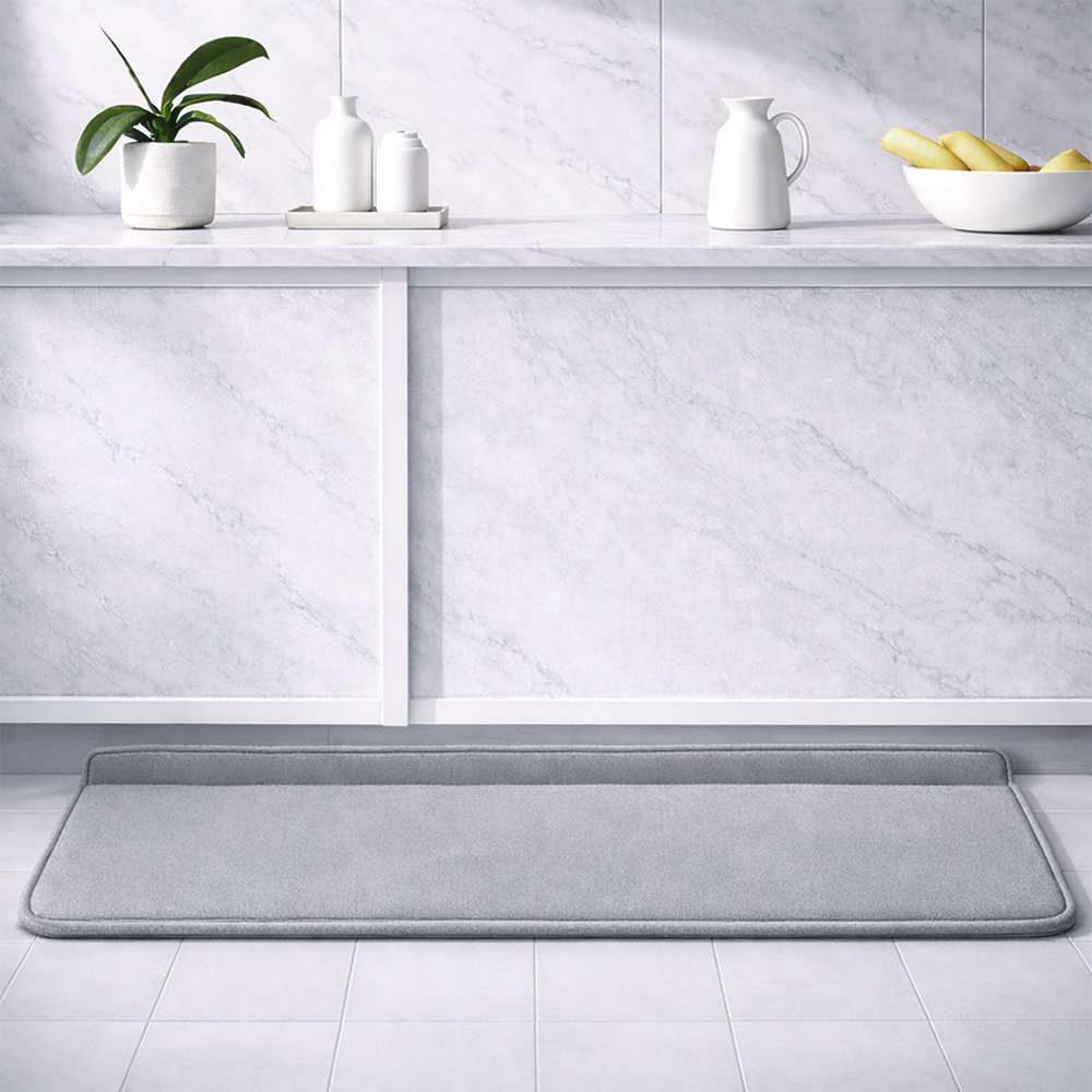 주방발매트 PVC 싱크대 두꺼운 고급 미끄럼방지 바닥매트 발판 대형 피로 방지 방수 중형