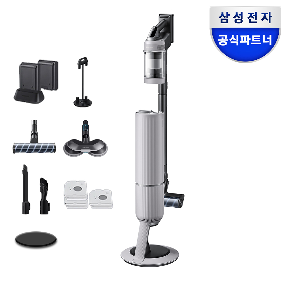 삼성 비스포크 AI제트 Lite 280W 물걸레 무선청소기 배터리2개 VS28D952DCA