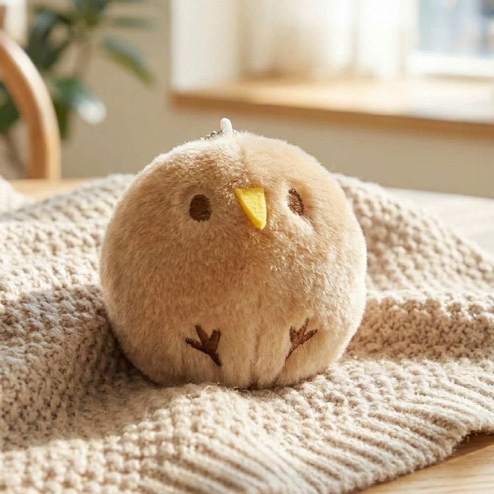 키위새 인형 키링 백꾸 가꾸 백참 귀여운 동물 키홀더 쓸데없는 킹받는 선물 - 상세 이미지 2