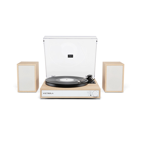 [국내총판] Victrola 빅트롤라 LP 턴테이블 스테레오 블루투스 스피커 패키지 Harmony Shelf System - 상세 이미지 3