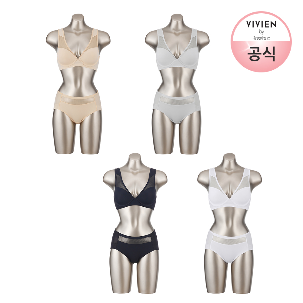 [1+1] 비비안 브리즈핏 노와이어 컴포트브라 (브라 단독 4종 택2 ) 이미지 6