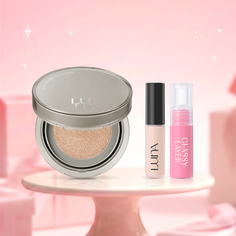 루나 블러 커버 쿠션 포켓 쏙! 미니 KIT (미니쿠션&미니코렉터&미니틴트 구성) 제품 이미지