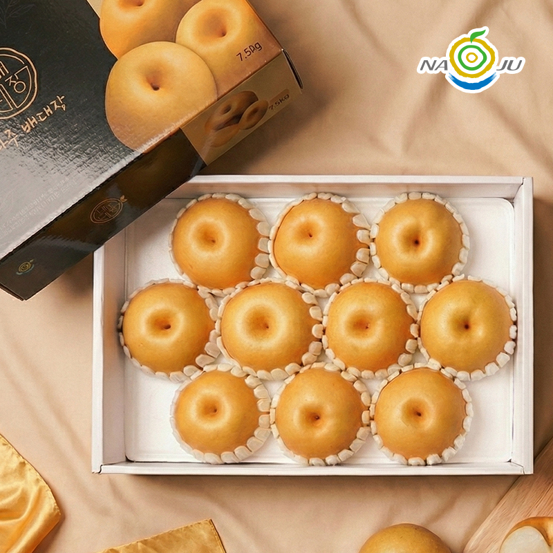 [산지직송] 고당도 햇 나주배 프리미엄 선물세트 5kg 7.5kg 신고배 햇배 추석 과일선물세트 명절 선물용 제수용 보자기증정 - 상세 이미지 3