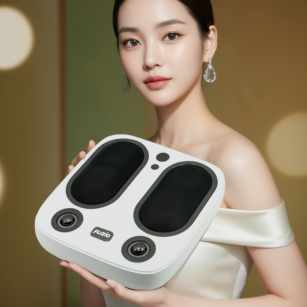 플리지오 무선 온열 발 마사지기 안마기 마사지볼 지압 두드림 충전식 - 상품 이미지