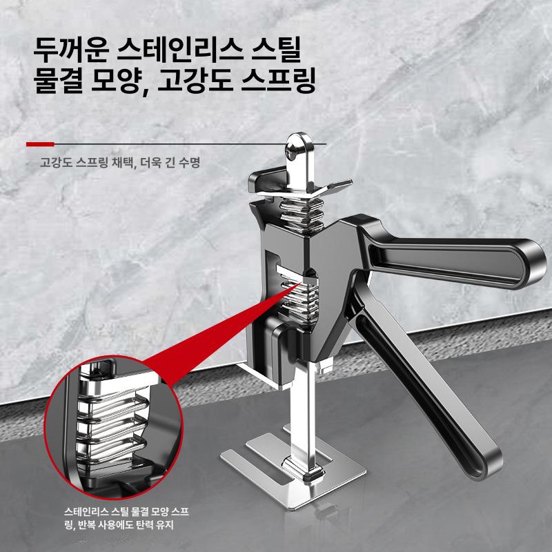 핸드자키 지지대 파렛트 이동 천정리프트 유압 핸드크랭크 강철 모델 - 상세 이미지 5