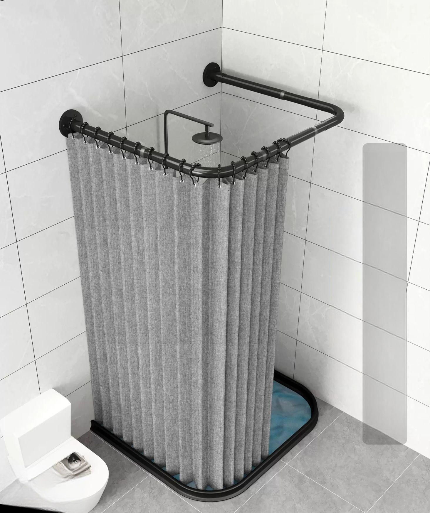 욕실 샤워부스 간이 실내 접이식 파티션 무타공 맛사지 슬라이드 - 상품 이미지