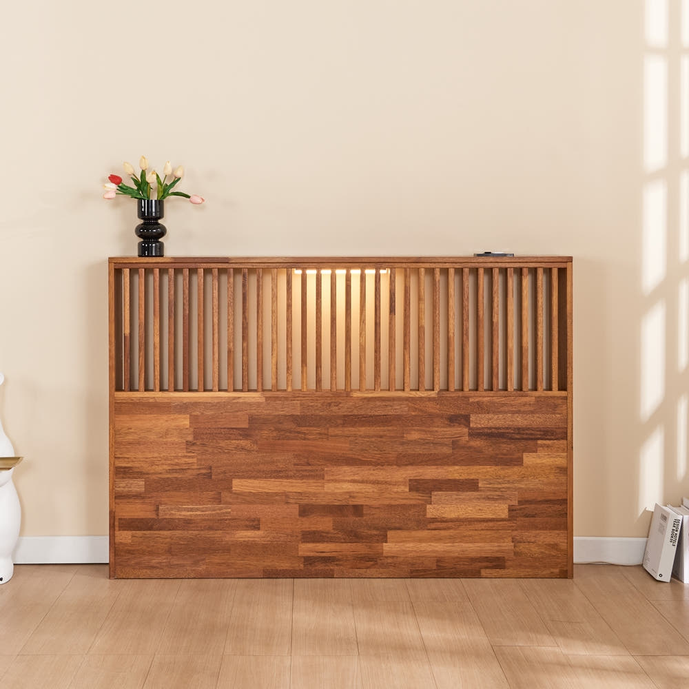 원목 침대헤드보드 저상형 침대헤드 선반 프레임 SS