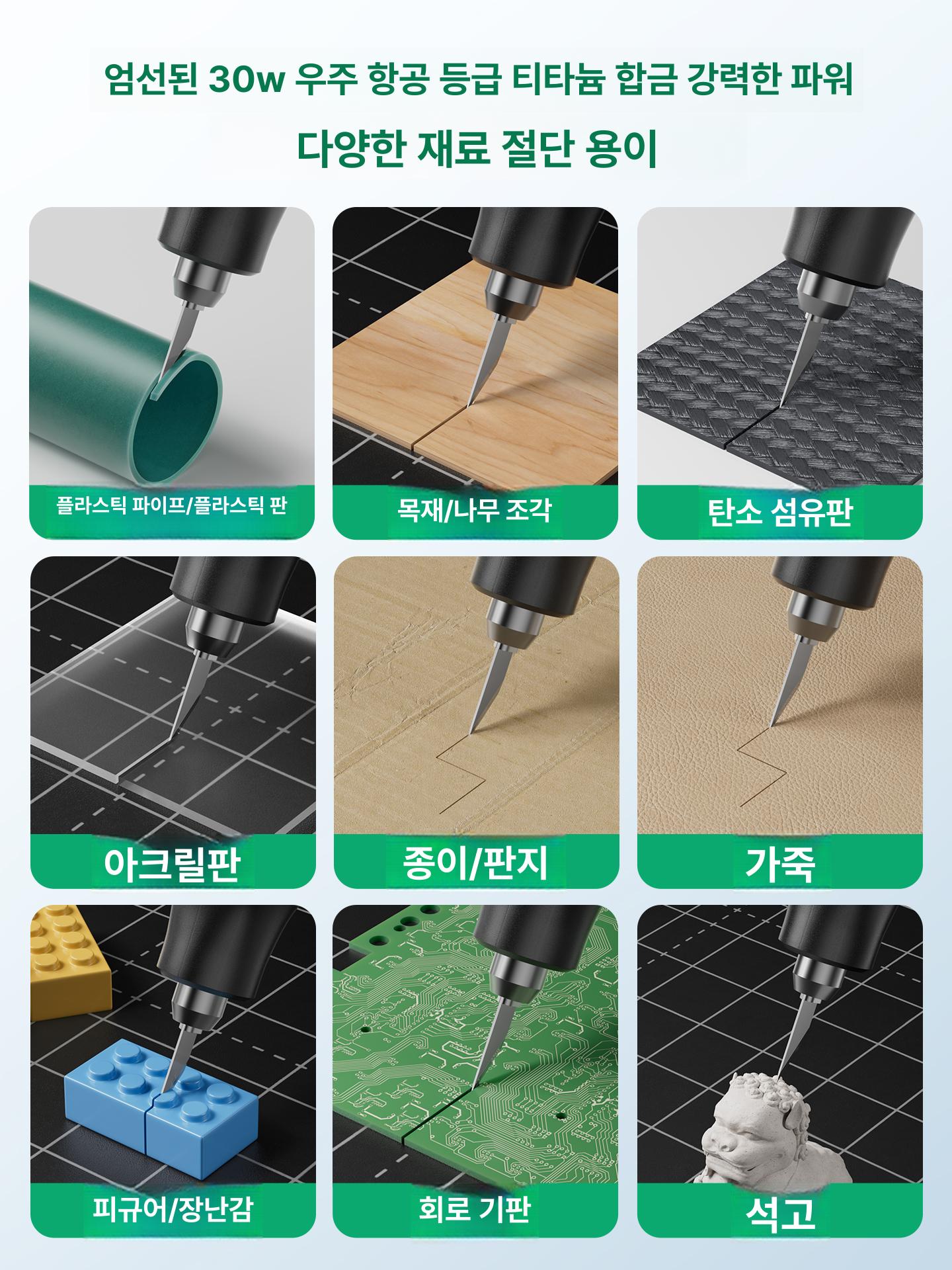 무선 절단기 연마기 그라인더 연삭기 고속 절삭기 절삭 3 - 50W 단계 30개 65W - 상세 이미지 4