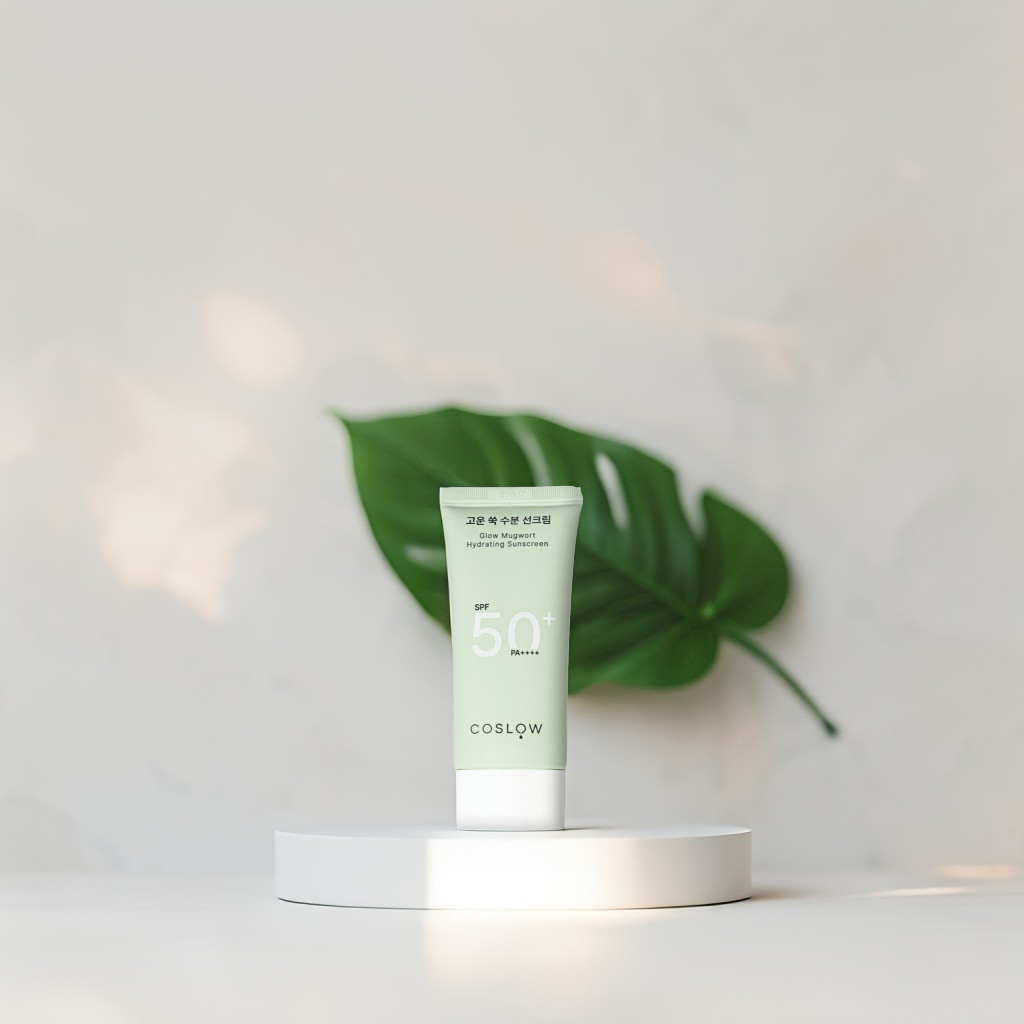 고운쑥 선크림 SPF50 + 무기자차 논코메도제닉 여드름 백탁 눈시림없는 50g, 1개 이미지 4