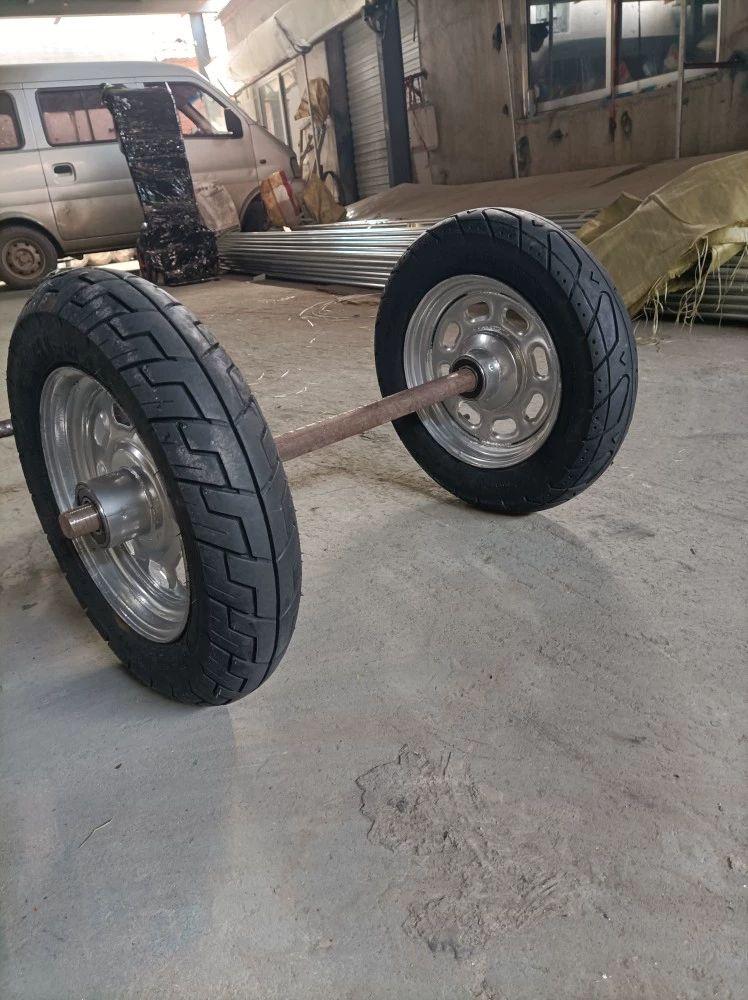 ATV 타이어 스페어 교체용 리어 사륜 트레일러 카트 300 단일 40cm 16인치 - 상세 이미지 5