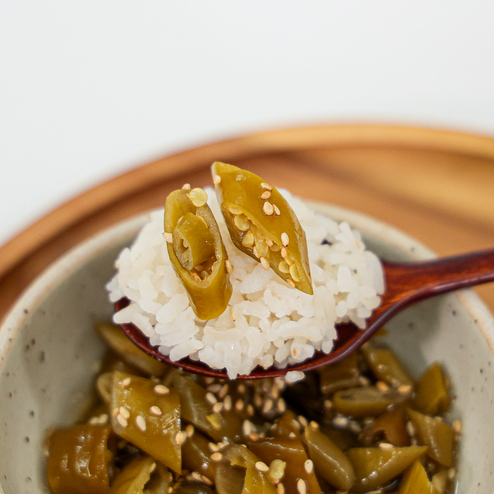 삭힌고추 장아찌 무침 청양 고추짱아찌 순창 장담아 1kg, 1개 이미지 6