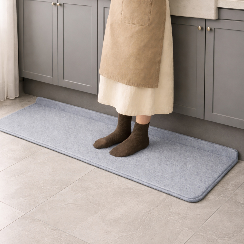 주방발매트 PVC 싱크대 두꺼운 고급 미끄럼방지 바닥매트 발판 대형 피로 방지 방수 중형