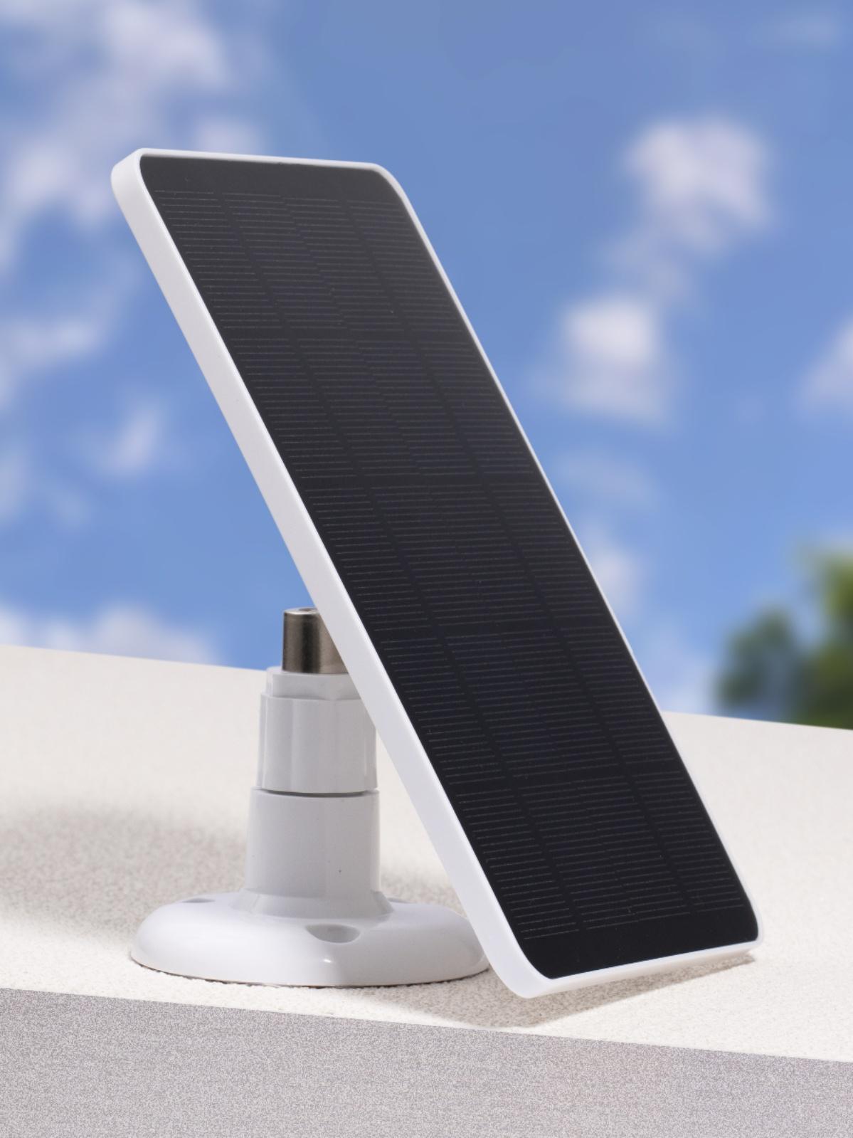 실외 감시 카메라 야외 감시카메라 고화질 태양광 방범용 화이트 3W USB C+Android 3m - 상세 이미지 2