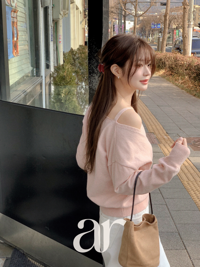 (국내제작) 브이넥 나시 레이어드 니트 nt5442 이미지 8